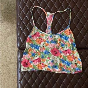 Floral crop top
